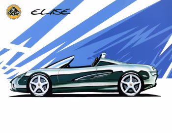 Esboço (sketch) Lotus Elise '1995–2001