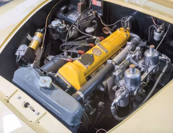 Sob o capô Lotus Elite Super 95 (#1659) '1962