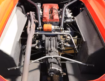 Sob o capô Lotus Europa Racing Car (Type 47) '1966–70