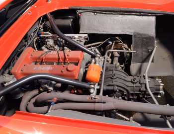 Sob o capô Lotus Europa Racing Car (Type 47) '1966–70
