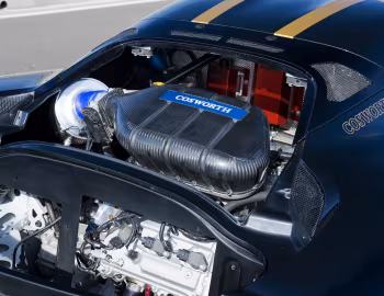 Sob o capô Lotus Evora GT4 '2013