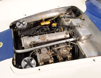 Sob o capô Lotus Mark IX '1954–55