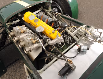Sob o capô Lotus Mark VI '1952–57