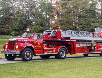 1963 Mack B85 Aerial Fire Truck