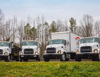 Mack MD7 Stake Truck, Mack MD7 Box Van, Mack MD7 Chassis Cab