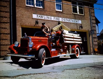 1934 Mack Model B Fire Engine