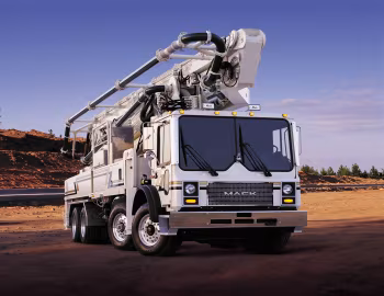 Mack MR concrete pump