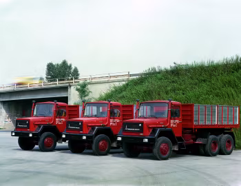 Iveco-Magirus-Deutz 232 D 26 AK with Orlandi tipper body '1975–77