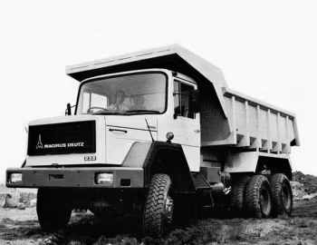 Magirus-Deutz 232 D 24 K 6×4 Hinterkipper [RHD] '1973–75