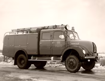Magirus-Deutz F Mercur 125 A Tanklöschfahrzeug TLF 16 '1958–61