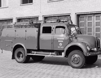 Magirus-Deutz F Mercur 125 A Tanklöschfahrzeug TLF 16 '1958–61