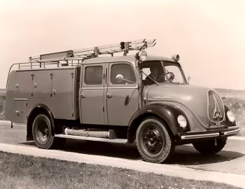 Magirus-Deutz F Mercur 125 Tanklöschfahrzeug TLF 16 '1958–60