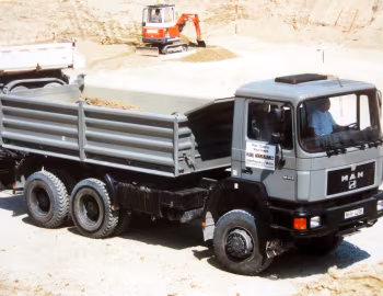 MAN 26.372 DFAK Meiller Dreiseitenkipper (F90 Typ F09) '1990–96