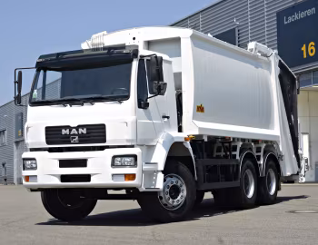 MAN CLA 6×4 Hyva Compactor Refuse [LHD] '2007–13