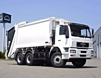 MAN CLA 6×4 Hyva Compactor Refuse [LHD] '2007–13