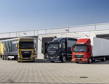 MAN TGX, MAN TGS 18.330 mit Walther Kofferaufbau, MAN TGL 12.250 mit Junge Kofferaufbau