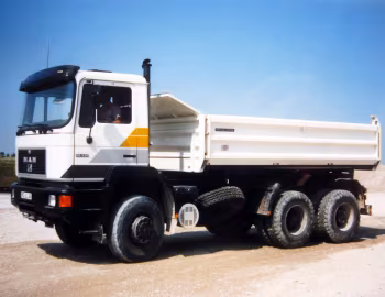 MAN 26.332 DFAK Meiller Dreiseitenkipper (F90 Typ F09) '1987–90