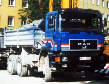 MAN 26.362 DFAK Meiller Dreiseitenkipper (F90 Typ F09) '1987–90