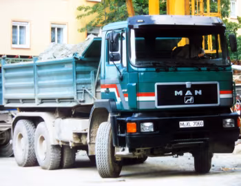 MAN 26.362 DFAK Meiller Dreiseitenkipper (F90 Typ F09) '1987–90