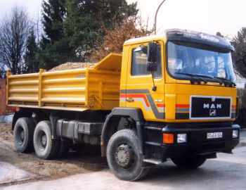 MAN 26.362 DFAK Meiller Dreiseitenkipper (F90 Typ F09) '1987–90