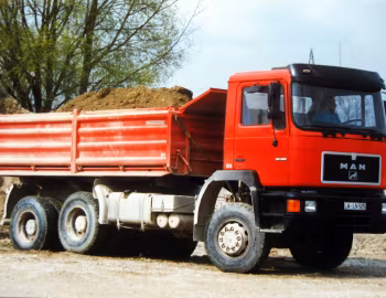 MAN 26.362 DFAK Meiller Dreiseitenkipper (F90 Typ F09) '1987–90