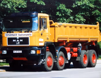 MAN 35.372 VFAK Meiller Dreiseitenkipper (F90) '1990–94