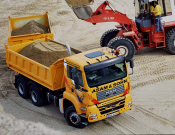 MAN TGA 26.480 6×6 Meiller Dreiseitenkipper, O&K L30