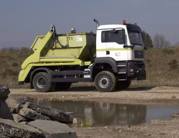 MAN TGA 18.320 FAK Meiller-Absetzkipper mit M-Fahrerhaus '2004–07