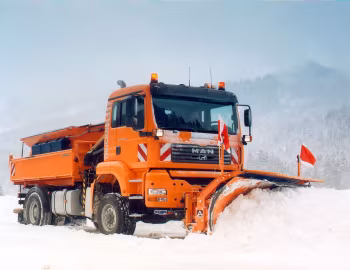 MAN TGA 18.360 FAK Meiller-Kipper Snowplough '2000–07