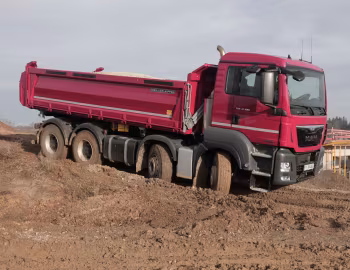 MAN TGS 41.480 Meiller Dreiseitenkipper '2014–16