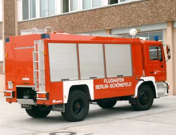 MAN 19.372 FAEK Pulverlöschfahrzeug Rosenbauer PLF 3000 '1993