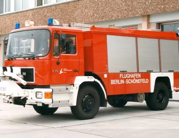 MAN 19.372 FAEK Pulverlöschfahrzeug Rosenbauer PLF 3000 '1993