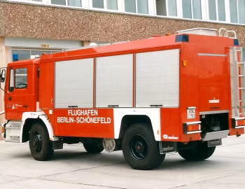 MAN 19.372 FAEK Pulverlöschfahrzeug Rosenbauer PLF 3000 '1993