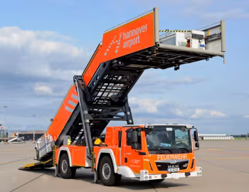 Maurer M-TGM 18.340 4×4 BB спасательный трап Rosenbauer E5000 [Germany] '2016