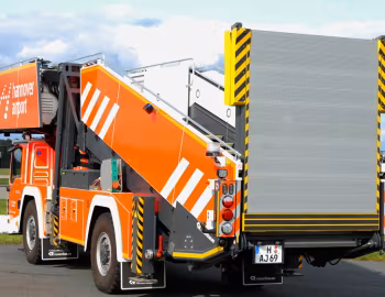 Maurer M-TGM 18.340 4×4 BB спасательный трап Rosenbauer E5000 [Germany] '2016
