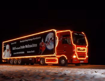 MAN TGA 18.430 XXL-Cab Tractor, Happy New Year