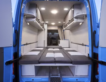 Interior MAN TGE 3.180 4×4 BF3 Prototype 2 '01.2018