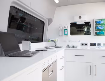 Interior MAN TGE 3.180 4×4 Coronavirus Diagnostic Vehicle '2020–pr.
