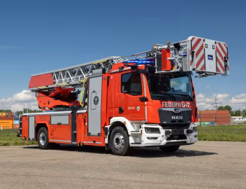 MAN eTGM 15.285 4×2 BL CH EB Drehleiter DLK 23/12 Typ Rosenbauer L32A-XS [Germany] '2026