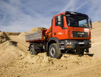 MAN TGM 18.330 FAEK 4×4 BB Dautel-Kipper '10.2005–08