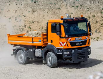 MAN TGM 13.250 4×4 BL with tipper body '2013–20