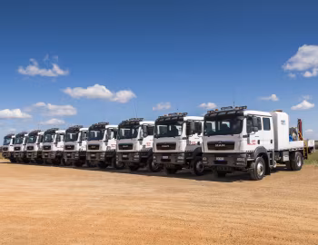 MAN TGM 15.290 4×4 with HMA Materials Handling hi-rail equipment [Australia] '2019