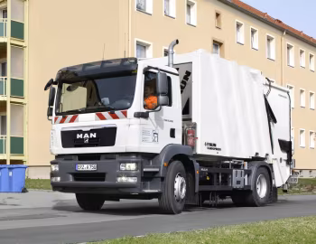MAN TGM 18.290 FAUN Variopress garbage truck '2009–12