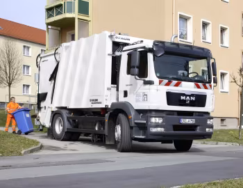 MAN TGM 18.290 FAUN Variopress garbage truck '2009–12