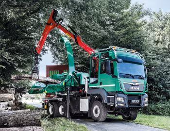 MAN TGS 33.500 Holzhäcksler mit Palfinger Epsilon S110F '2017–????