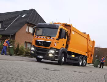 MAN TGS 26.320 6×2-2 Schörling Müllwagen '2007–14