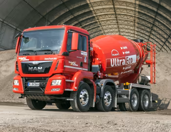 MAN TGS 32.400 8×4 BB with Schwing Stetter AM 9/8 FHC UltraEco mixer body '2012–16