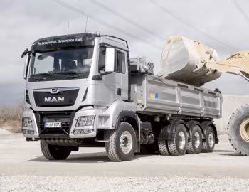 MAN TGS 35.500 8×4-4 BL Meiller three-way tipper '2016–20