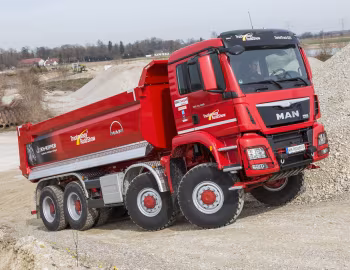 MAN TGS 41.480 8×8 mit KH-Kipper Aufbau '2012–16