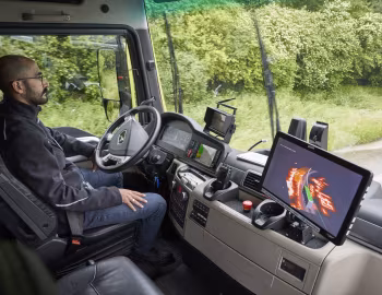 Interior MAN TGX 18.500 Autonomous Prototype '2021